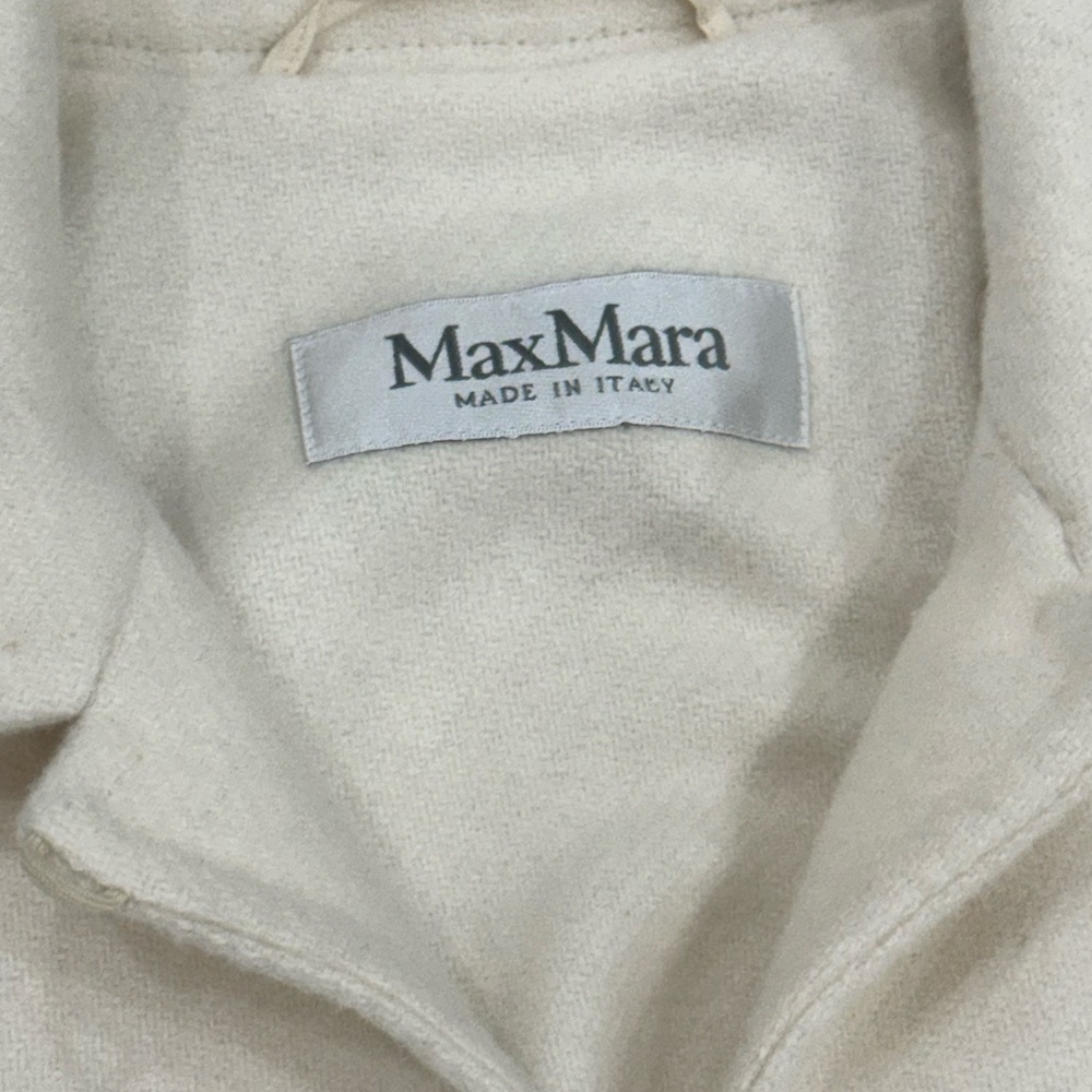 Max Mara Ivory Wool Jacket Coat Eligio Style NWT - Picture 10 of 13